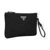 Prada Large Wristlet Pouch w/ A Strap in Luxurious Tessuto Nylon