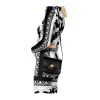 Versace "La Medusa" Crossbody Bag in Pebbled Calf Leather